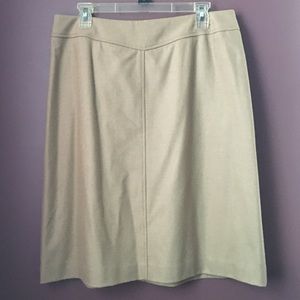 Lands End lined skirt